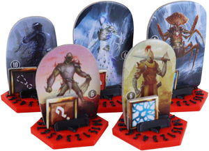 5 pcs. value pack Feldherr Dial Bases for Gloomhaven + Frosthaven + Gloomhaven: Jaws of the Lion multicolor