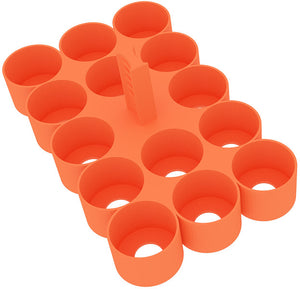 Feldherr paint racks + token trays for 4l Really Useful Boxes - 56 Citadel paint pots (12 ml / 18 ml / 24 ml) + game material