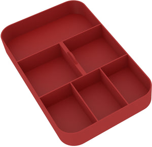 Feldherr paint racks + token trays for 4l Really Useful Boxes - 56 Citadel paint pots (12 ml / 18 ml / 24 ml) + game material