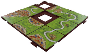 Feldherr terrain tile grid for Carcassonne - interlocking