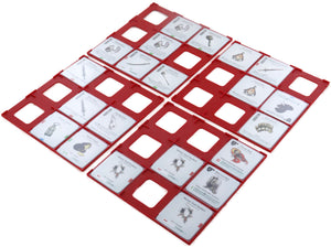 4 pcs. value set Feldherr for Kingdom Death: Monster - Gear Cards