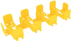 4 pcs value pack Feldherr card holder for Dominion - basic Treasure cards + Curse Cards with sleeves