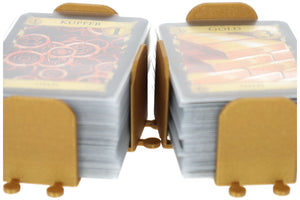 4 pcs value pack Feldherr card holder for Dominion - basic Treasure cards + Curse Cards with sleeves