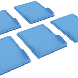 5 pcs value set Feldherr card tray for Forest Shuffle - Tree Cards