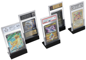 5 pcs value pack Feldherr Card Stand for Graded Cards, Trading Cards, and Slabs