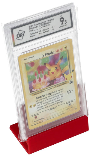 5 pcs value pack Feldherr Card Stand for Graded Cards, Trading Cards, and Slabs