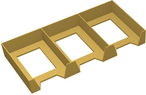 Feldherr Card Holder for game cards in Mini European Board Game Size - 120 cards - 3 compartments