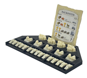 Feldherr player board for Catan