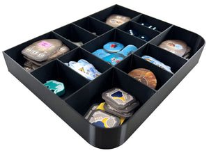 Feldherr Quarter-Size token tray for game material - 13 compartments