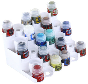 Feldherr Paint Rack for 28 Citadel paint pots (12 ml / 18 ml / 24 ml)