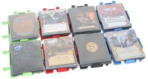 8 pcs value set Feldherr card deck holder for playing cards in Standard Card Game Size - 20 cards - modular