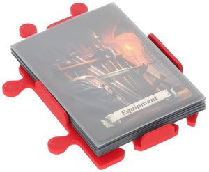 8 pcs value set Feldherr card deck holder for playing cards in Standard Card Game Size - 20 cards - modular