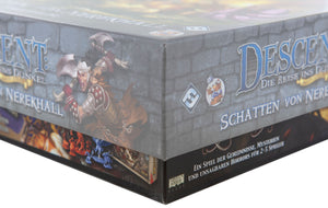 Foam tray set for Descent: Journeys in the Dark 2nd Edition - Shadow of Nerekhall board game box