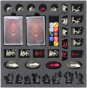 Feldherr foam set + Organizer Insert for Descent: Journeys in the Dark 2nd Edition - core game box