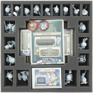 Feldherr foam kit for the complete Masmorra Dungeons of Arcadia Dungeoneer Kickstarter Pledge