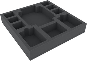 AGHR050BO 50 mm foam tray with 10 compartments for Masmorra: Dungeons of Arcadia - heroes and cards