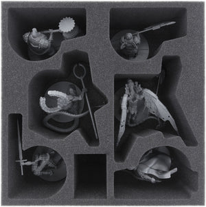 AGKA100BO 100 mm foam tray with 9 compartments for Dark Souls - The Board Game - bosses