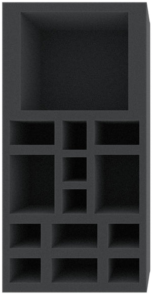 AU085ZC20 85 mm foam tray for Zombicide Black Plague Abominarat and Abominalpha