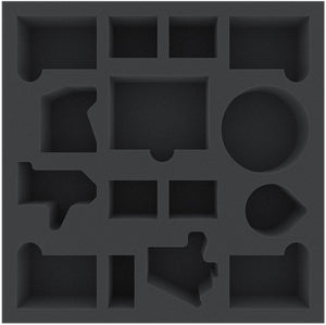 BHKY055BO 55 mm foam tray with 14 compartments for Massive Darkness - Monsters