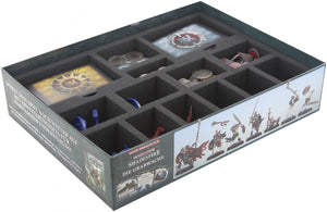 Feldherr foam tray set for Warhammer Underworlds: Shadespire core game box