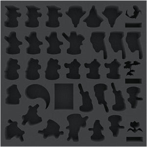 BHKW055BO 55 mm foam tray with 25 compartments for Massive Darkness - Dashboards