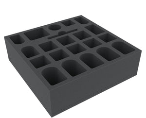 Feldherr foam tray set for Krosmaster Arena and expansion Frigost board game boxes