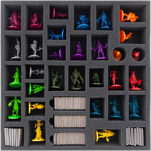 Feldherr foam tray set for Monster Slaughter board game box