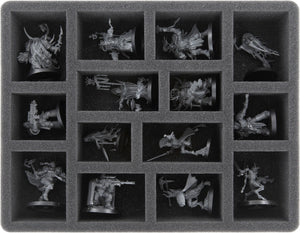 Feldherr foam set for Citadel Battle Figure Case - 56 Miniatures