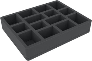 Feldherr Warband Shelter Storage Box for mixed sized tabletop miniatures