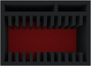 DDMEUB190BO-PE Hard foam inlay for 12+1 tablet computers in small cases - devices stored vertically