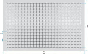 DS100RS 100 mm Double-Size Pick And Pluck foam tray self-adhesive