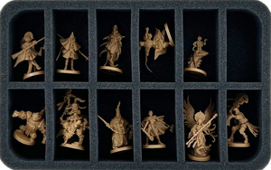 Feldherr Storage Box Set with 1x DSLB310 + 1x FSLB310 + 2x FSLB150 for Massive Darkness 2: Hellscape - Kickstarter Gameplay All-In Pledge