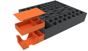 Feldherr foam set for Space Crusade board game box