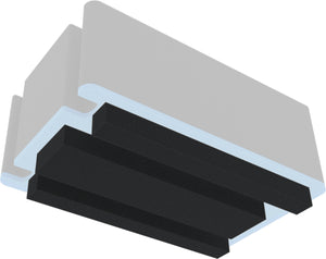 Hard foam insert compatible with Apple iPad, Samsung and Microsoft Surface Go for Auer Case CP 6433