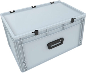 ED 64/32 1G Eurocontainer Case / Euro Box with handle 600 x 400 x 335 mm inclusive pick and pluck foam