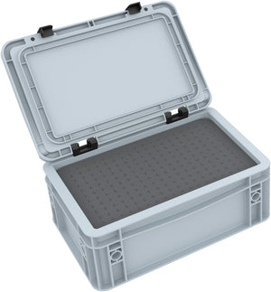 ED 32/12 HG Eurocontainer Case / Euro Box 300 x 200 x 135 mm including Pick and Pluck foam set