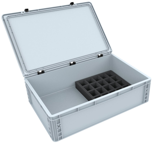 Feldherr foam set with Eurobox DSEB165 + Organizer Insert for Kingdom Death: Monster Gambler's Chest Expansion - miniatures + accessories