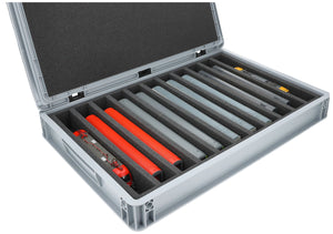 Feldherr Eurobox 60 x 40 cm Set for model railway - H0 scale - 11 compartments - foam insert for upright storage
