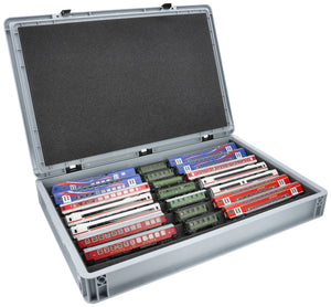 Euro Box with Zugliege - 7 compartments for TT Gauge - for model railway locomotives, wagons and vehicles