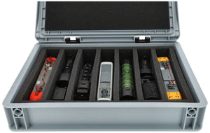 Feldherr Eurobox 40 x 30 cm Set for model railway - 00 scale - 7 compartments - foam insert for upright storage