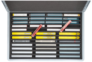 Feldherr Eurobox 60 x 40 cm Set for model railway - N scale - 12 compartments - foam insert for upright storage