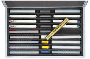 Feldherr Eurobox 60 x 40 cm Set for model railway - TT scale - 9 compartments - foam insert for upright storage