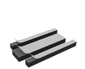 Hard foam insert 24 tablets in XL cases compatible with Apple iPad, Samsung and Microsoft Surface Go for Auer Case CP 6433