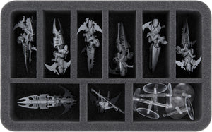 HS050A054 Feldherr foam tray for Drukhari - 9 compartments