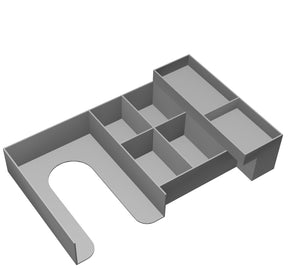 Feldherr Organizer Insert for Tiny Epic Zombies - board game box