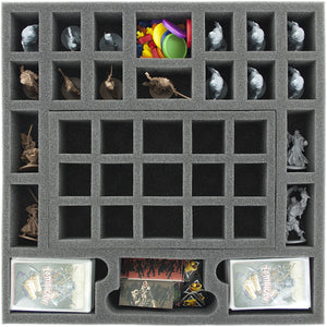 Transporter with 2 LBBG boxes for for the complete Zombicide Black Plague Kickstarter Knight Pledge