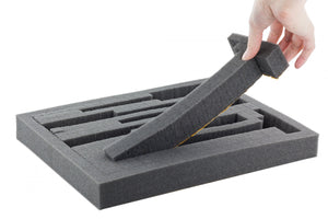 FS010Bblue5 5 Stück Full-Size 345 mm x 275 mm x 10 mm Shadowboard Schaumstoffboden / Schaumstoffzuschnitt blau