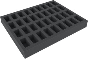 FS040MD03 40 mm full size foam tray with 36 compartments for Massive Darkness