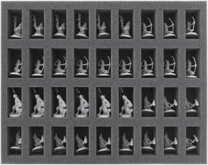 FS040MD03 40 mm full size foam tray with 36 compartments for Massive Darkness