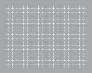 FS040RS 40 mm Full-Size Raster-Schaumstoffeinlage selbstklebend